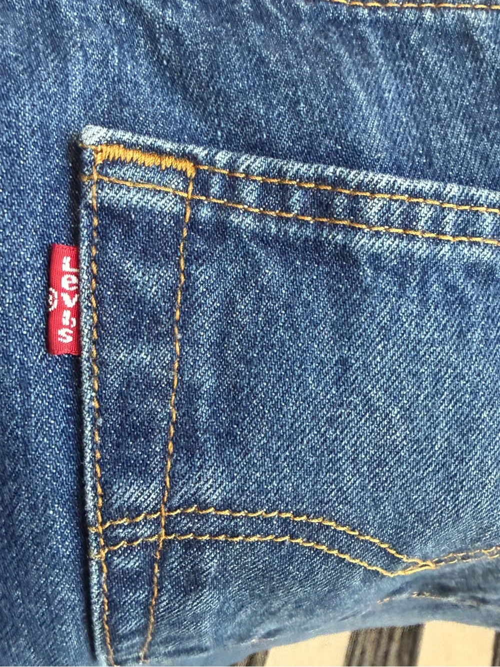 Levi's 501 Classic Men's Buttons Fly Straight Leg Blue Denim Jeans Size W30/L30